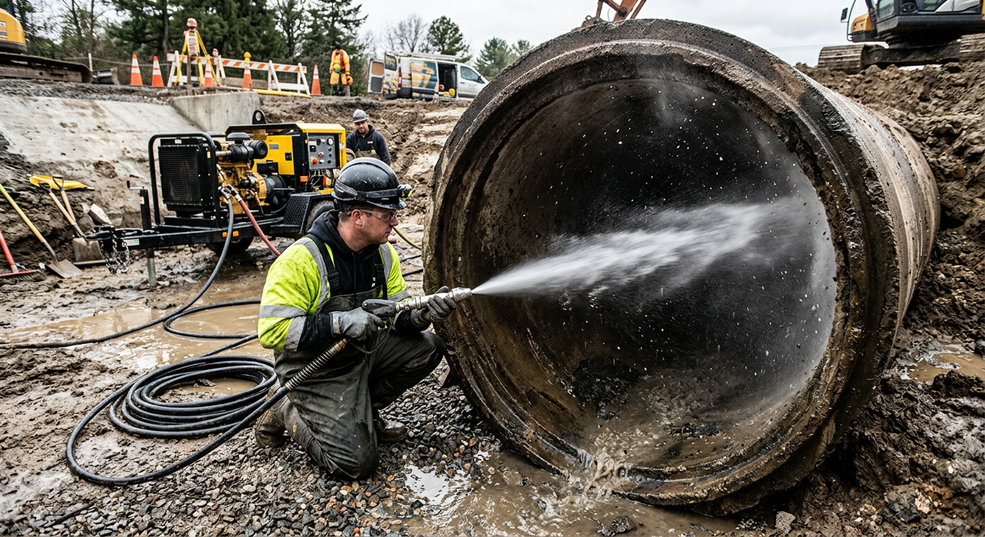 débouchage canalisation hydrocurage Sarcelles